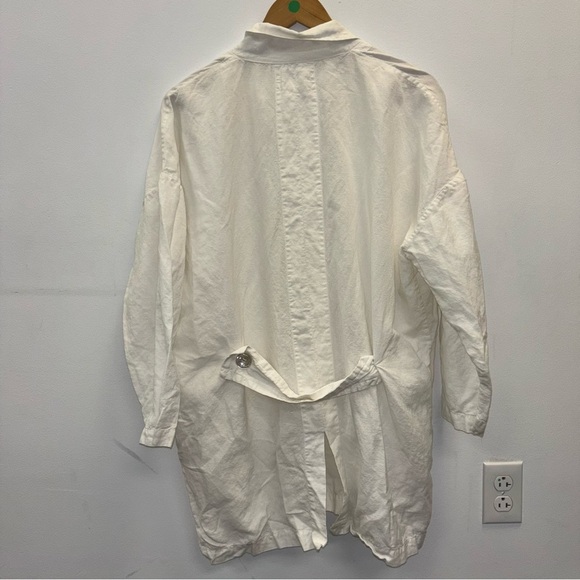 Back Beat Rag Linen Blazer Jacket - Picture 7 of 8